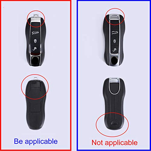 CHEYA Car Key Case Keyshell Covers for Porsche Panamera 2010-2019 Cayenne 2011-2020 911 2013-2020 Macan 2014-2019 Boxster 2013-2016 Cayman 2013-2016 718 2016-2019 (No.4 Painting, Style A)
