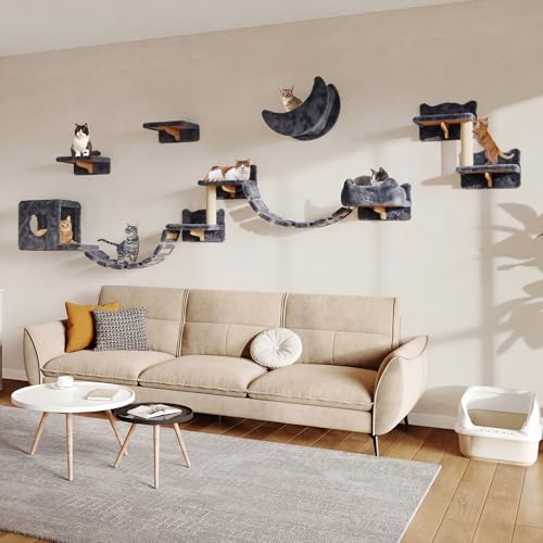 Homiflex 13-in-1 Cat Wall Shelves