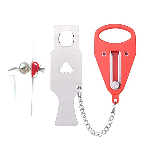 Portable Door Lock for Travel Lock,Lock,School Lockdown Lock Also for Security Home Apartment