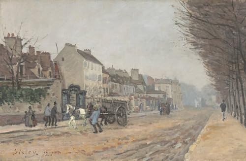 Affiche d'art Boulevard Héloïse Sisley pour créer une décoration de chambre vintage chaleureuse
