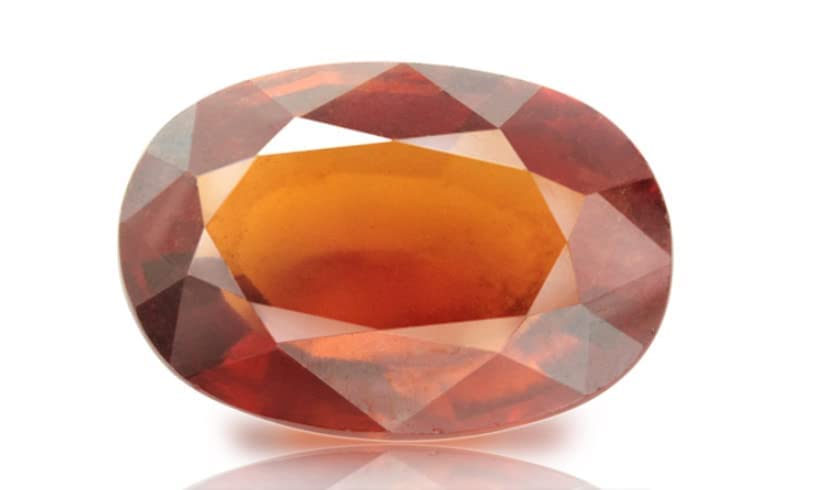 Grenat hessonite véritable de 7,58 carats à porter en bijou énergétique au quotidien