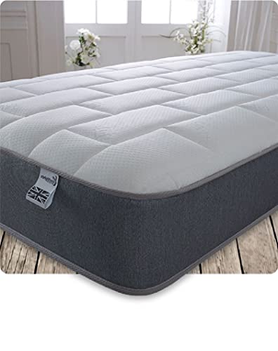 Starlight Beds 3ft Hybrid Mattress, Spring & Memory Foam, 7.5 Inch