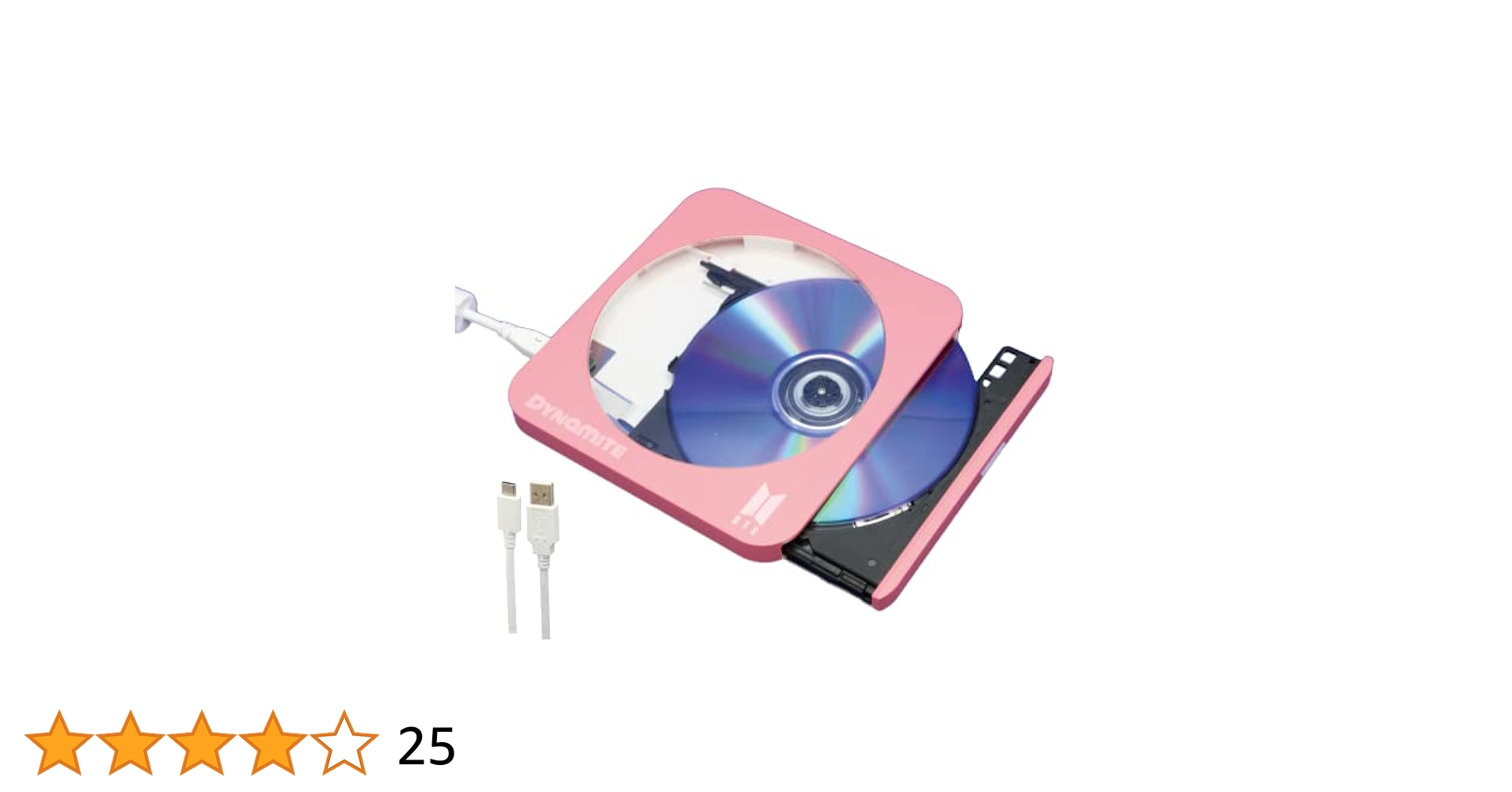 Amazon.co.jp: Dynamite Multi OS DVD Writer (ピンク) BTS