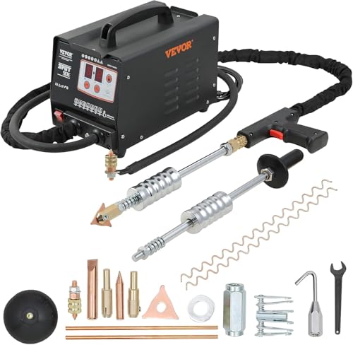 VEVOR 3 KW Karosserie Ausbeulspotter 7 Modi Automatisches Induktionsschweißen 220V Ausbeulspotter Werkzeug 3500A Dent Puller Punktschweißgerät
