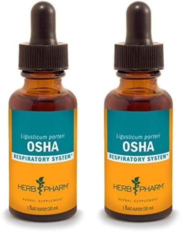 Herb PharmOSHA Root Liquid Extract for Respiratory Support - 1 Ounce (Pack of 2)