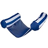 Big Joe Shaka Hammock Sling Pool Float, Nautical Stripe, Doubled-Sided Mesh, Quick Draining Fabric, No Inflation Needed