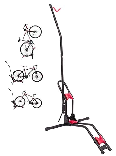 RR-YRL Soporte para El Piso De Bicicleta, Soporte Vertical/Horizontal, Soporte De Exhibición, Rejilla De Almacenamiento De Garaje para Bicicletas De Montaña De 20-27" Cover