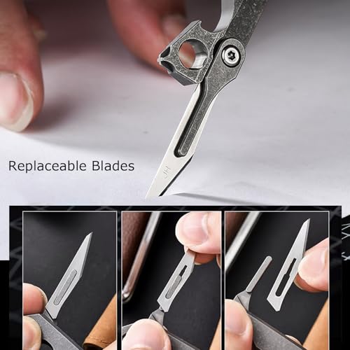 Décapsuleur en titane EDC : l'excellence d'un mini outil multifonction durable