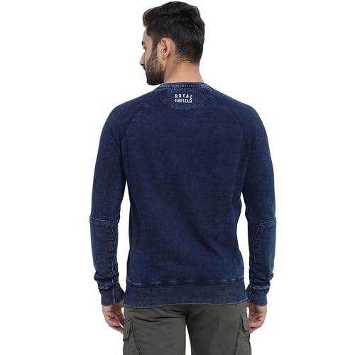 Image of Royal Enfield Himalyan Sweatshirt Dark Indigo