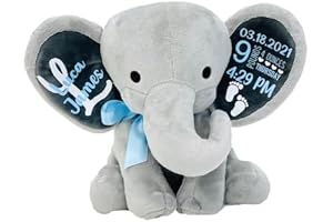Up2ournecksinfabric Personalized Elephant Keepsake