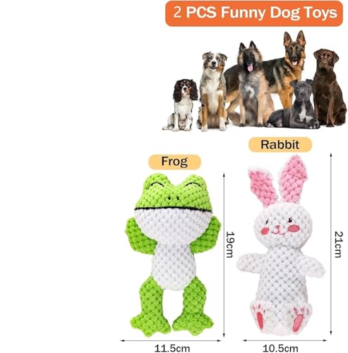 Juguetes mordibles blandos para perros, set de 2 unidades miniatura 4