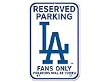 MLB Los Angeles Dodgers 34081010 plástico Sign, 11 x 17, 'negro