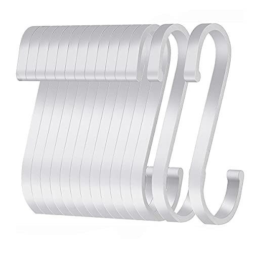 Lot de 15 crochets en acier inoxydable - 8,5 cm - À suspendre Cover