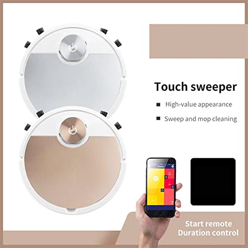 Aspirateur robot de balayage intelligent télécommande orange pour moquette