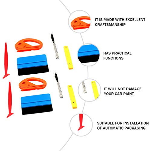 VICASKY 10Pcs Envoltório Do Vinil Do Carro Kit de Ferramentas Filme Auto Envoltório Etiqueta Do Carr