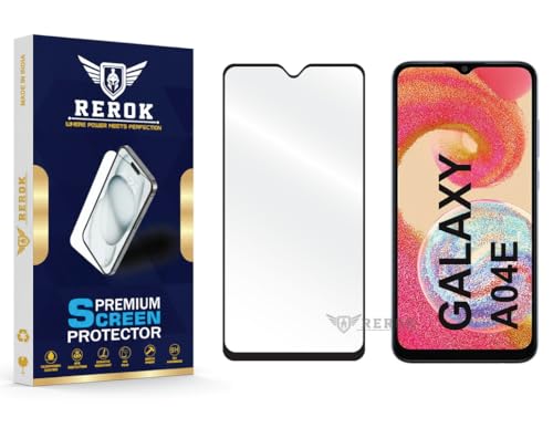 Image of Gorilla Tempered Glass Screen Protector Compatible with Samsung Galaxy A04E [Pack of 1] | Edge-to-Edge, Bubble-Free, Case Friendly, Easy Installation Kit