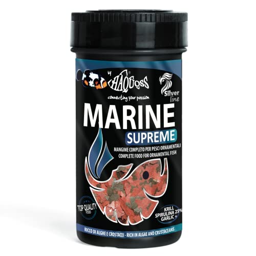 Haquoss Marine Supreme Mangime in Scaglie per Pesci Marini Tropicali, 250 ml/40 gr