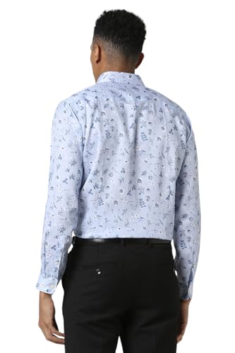 Image of Van Heusen Casual Printed Shirt for Men| Premium Cotton| Full Sleeves| Slim Fit |Breathable Fabric