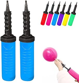 Balloon Pump 2 Pack Hand Manual Inflator, Balloon Manual Pump Blower Pump suitable for Party Decoration Balloons Balloon Arch Kit Balloon Garland Foil & Confetti Balloon