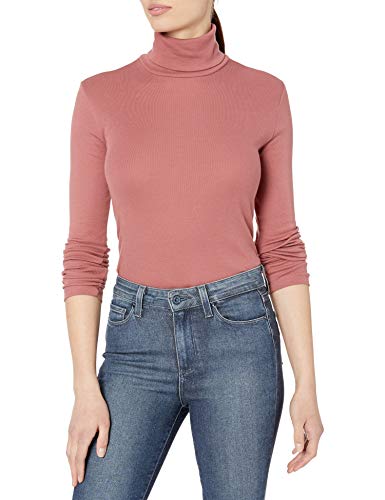 Image of Splendid Women's 1x1 Rib Long Sleeve Turtleneck Shirt