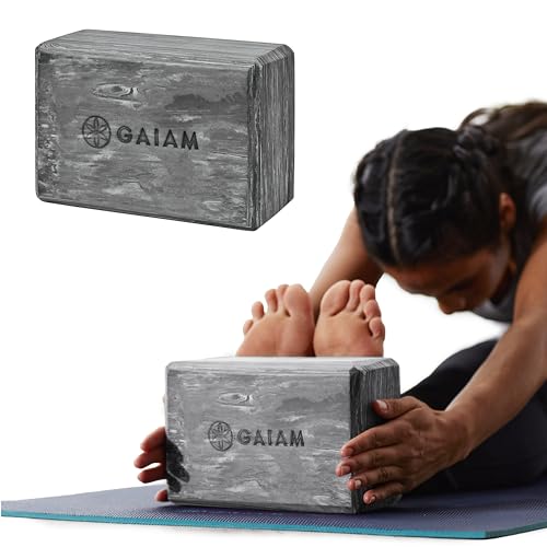 Gaiam ヨガブロック 大理石の花崗岩（Amazon）