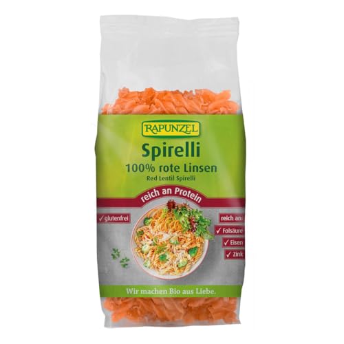 Rapunzel Rote Linsen Spirelli, 300 g
