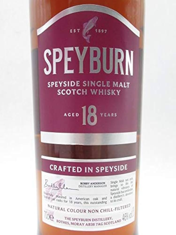 Amazon.co.jp: Speyburn 18 Years Genuine Product 46 Degree