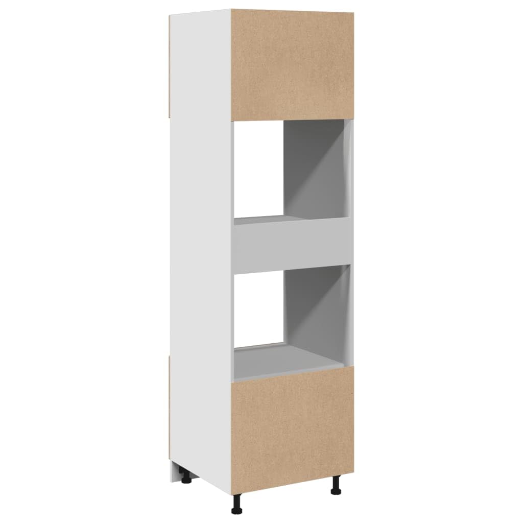 vidaXL Mobile per Microonde “Lyon” Rovere Sonoma 60x57x207 cm