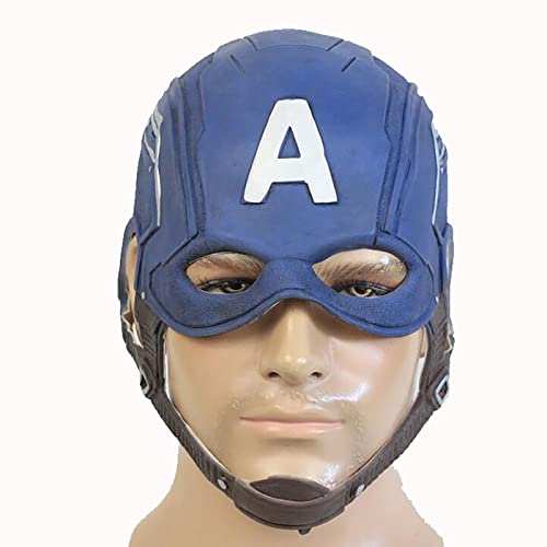 YOYSPRING Máscara de halloween Máscara de látex Casco Capitán América Simulación de accesorios...
