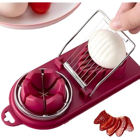 YQMYXG Egg Slicer with Stainless Steel Wires Cover