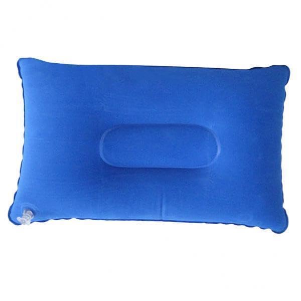 ARTISOUL® 2xInflatable Pillow Travel Air Cushion Camping Car Beach Head Rest Support 38x24cm Blue | Sporting Goods | Outdoor Sports | Camping & Hiking