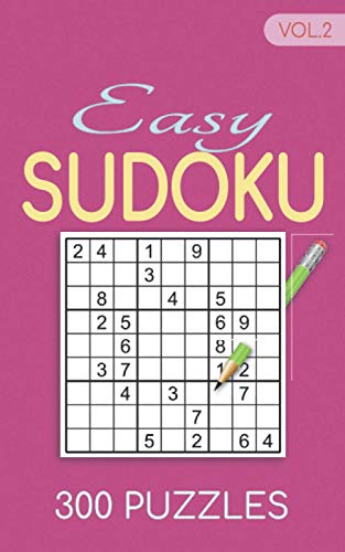 Easy Sudoku 300 Puzzles Vol.2: Sudoku for adults easy book