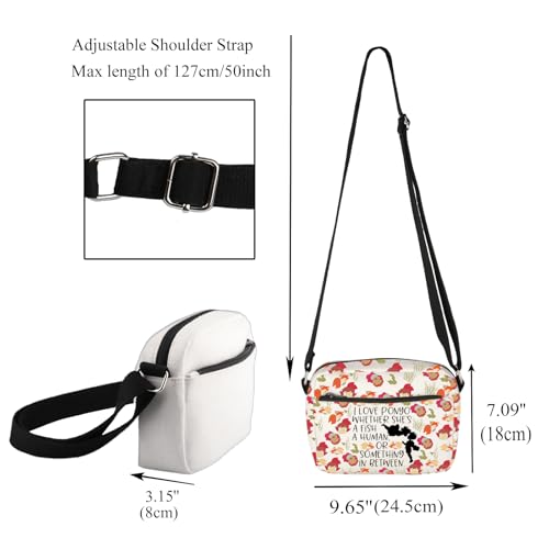 Anime Crossbody Purse Animated Movies Inspired Gift for Ponyo Lovers Fans Gift Ponyo and Sosuke Gift Anime Cross body Bag2