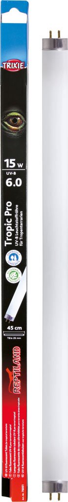 Trixie Tropic Pro 6.0 T8 UV B Fluorescent Tube, 15 Watt, 45 cm