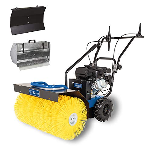 Benzin-Kehrmaschine Scheppach SC2400P für effiziente Flächenreinigung