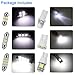DaKuan 52 PCS LED Interior Car Lights, T10 LED White Replacement Bulbs Suitable for Car Roof Light, Map Light, Door Light, Map Light, etc (6500K 12V)