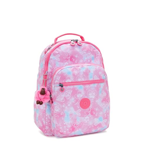 Image of Kipling Women's Seoul 15 inch Laptop Backpack, Durable, Roomy with Padded Shoulder Straps, Built-In Protective Sleeve