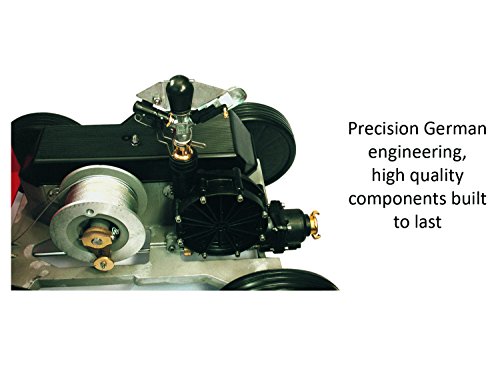 Underhill T-400 Tracker Traveling Adjustable Speed Control Irrigation Machine, 1-Inch Female Hose Connection Anchor Stake, and Auto Shut-off
