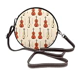 alice compagnon violon Cadeau attentionné : le design imprimé exquis ajoute une touche de mode à ce sac à bandoulière en cuir imprimé violon vintage pour femme, ce qui en fait un excellent cadeau pour les anniversaires, la fête des mères, Thanksgiving, Noël, les anniversaires de mariage ou toute occasion spéciale