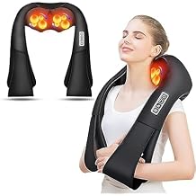 AERLANG Massager Shoulder Neck Massager with Warmth Christmas Gifts Shiatsu Back Massager Massager Neck Back Neck Gifts for Women Men