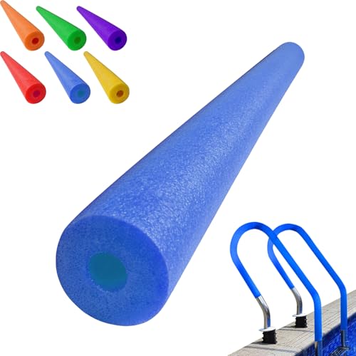 Churro De Piscina, Flotador De Espuma Largo para Piscina, Flotador Hueco De Espuma De 120 Cm para Piscinas, Flotadors De Espumas Flotante con Agujero, Flotadors Flexible De Colores para Piscinas