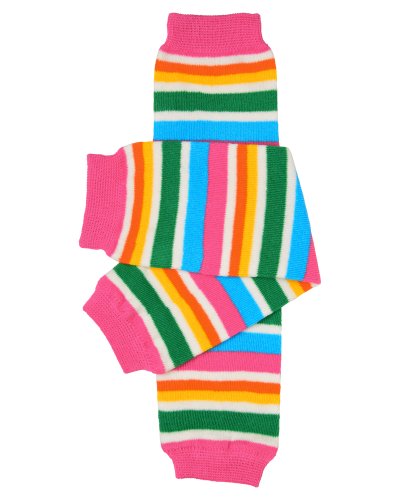 juDanzy newborn Retro Stripe baby girl leg warmers - up to 15 pounds