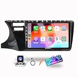 for Honda City 2014-2017（LHD） Car CarPlay Android Auto Navigation Stereo GPS Radio Reverse Camera Display 9' IPS Touchscreen Headunit Tablet Pad Media Player, if Applicable Quad Core 2G+64G(2 Hole)