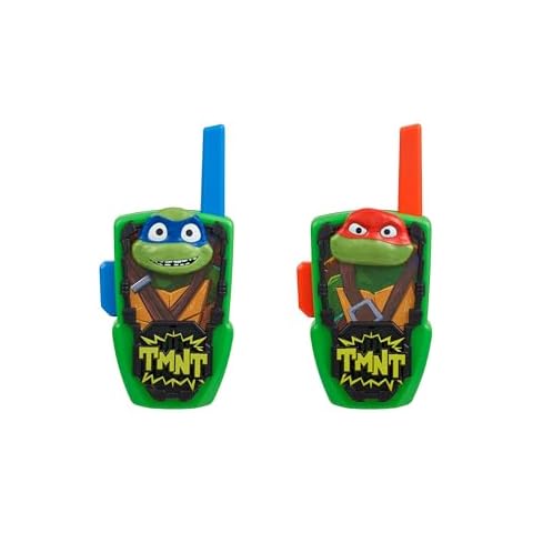 eKids Teenage Mutant Ninja Turtles Toy Walkie Talkies for Kids, Static Free Indoor and Outdoor Toys for Boys, Designed for Fans of Ninja Turtles Toys Cover