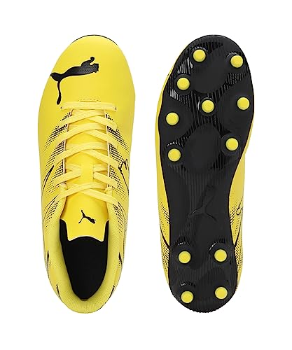 PUMA Puma Childrens/Kids Attacanto Soccer Cleats (12 Little Kid) (Yellow/Black)