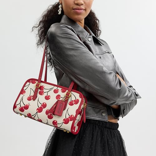 Image of COACH Swing Zip Bag with Grommets