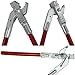 AM Worldwide Pliers C - Closing Header Tool for Car and Truck Radiator Tabs - Aluminum Radiator Repair Tool