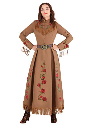 Fun Costumes Women's Annie Oakley Wild West Adult Cowgirl Outfit Medium Beige