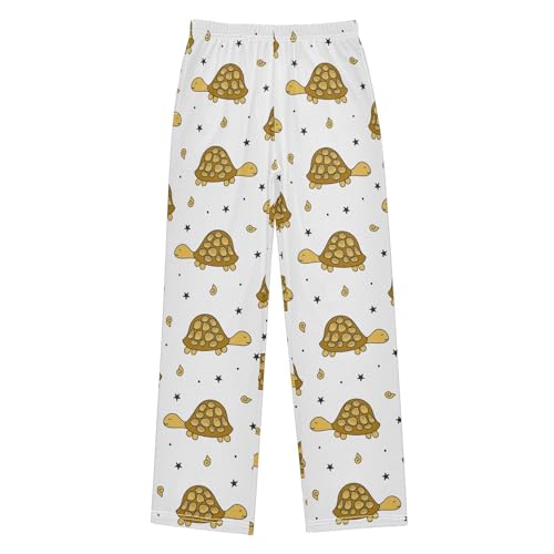 Cute Turtle Star Boys Pants for Kids Jogger Pants with Pockets S-XL