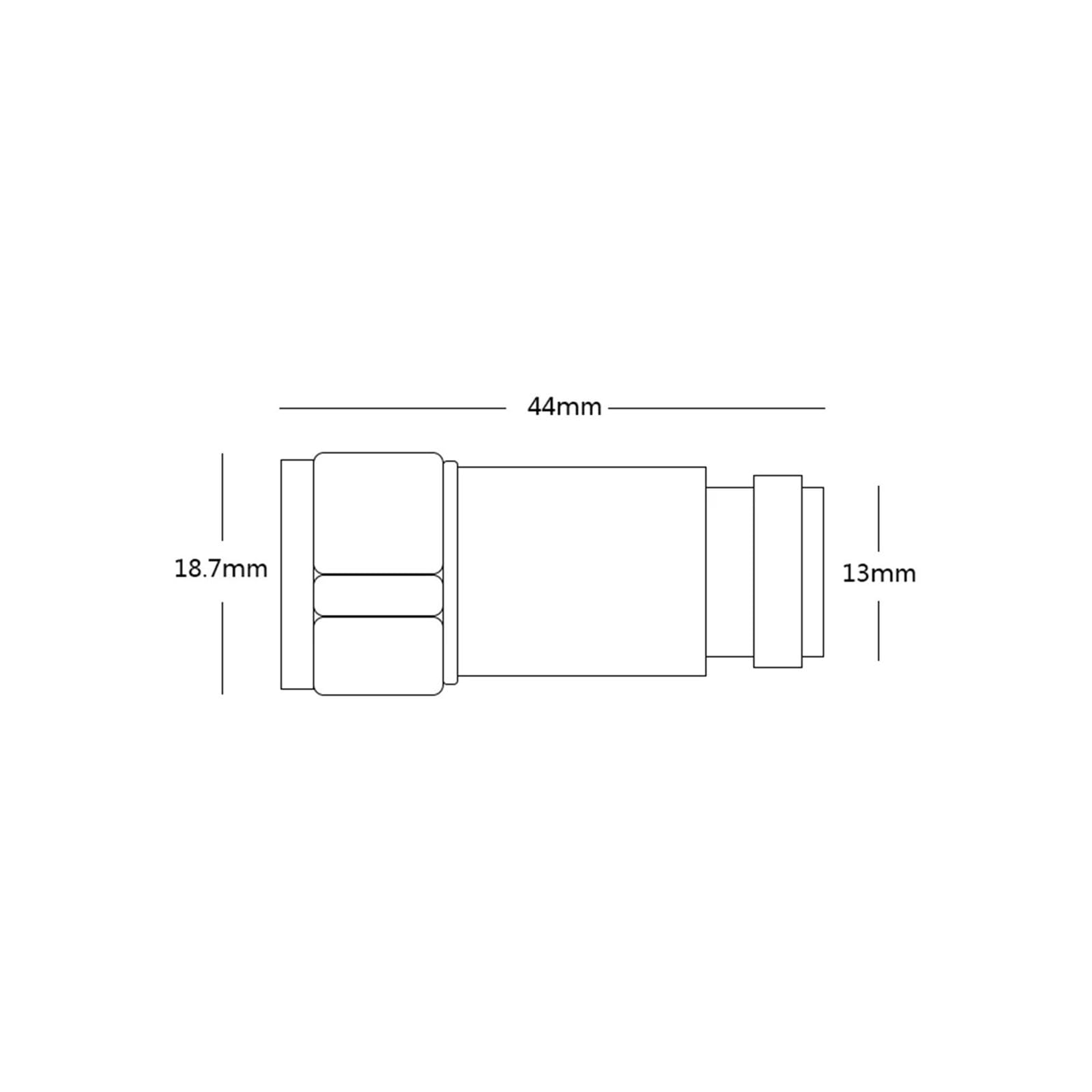 Attenuatore fisso RF maschio-femmina N DC-6GHz 2W 1db 3db 5db 6db 10db 15db 20db 50Ohm Connettore coassiale(1db)
